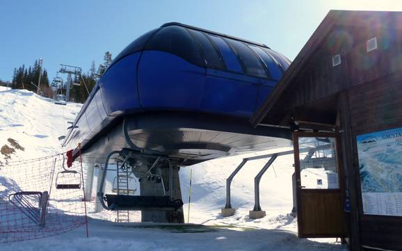 Telemark: beste Skilifte – Lifte/Bahnen Gaustablikk – Rjukan
