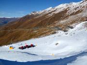 Blick auf den Übungshang