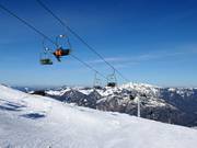 Gipfellift - 2er Sesselbahn fix geklemmt