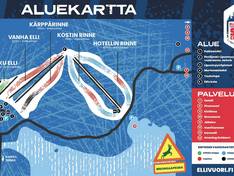 Pistenplan Ellivuori