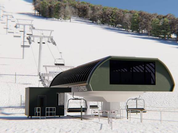 Summit Express - © Pleasant Mountain