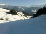 Mittlerer Teil rote Abfahrt