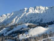 Wiedhagbahn vor dem Berg Kühgund