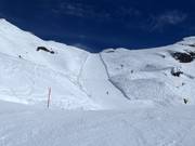 Schwere Piste Erika am Laubersgrat