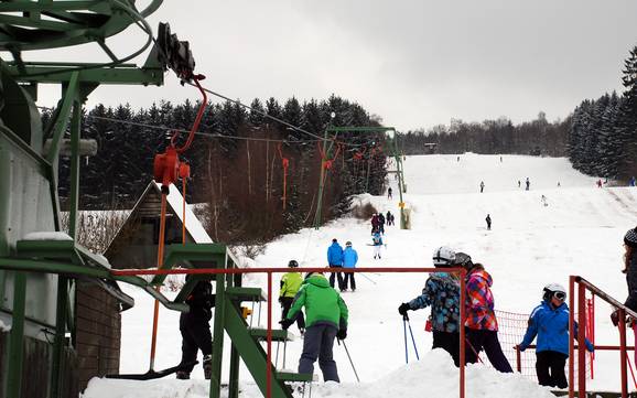 Siegerland-Wittgenstein: Größe der Skigebiete – Größe Burbach