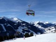 Panorama 6er Kohlmais - 6er Hochgeschwindigkeits-Sesselbahn (kuppelbar) mit Abdeckhauben und Sitzheizung