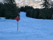 Anspruchsvolle Skiroute nach Vandans