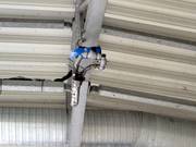 Schneekanone an der Decke