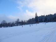Leichte Piste am Skilift Solla
