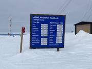 Informationen zu den Betriebszeiten