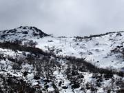 Blick auf das Könnergebiet am Interceptor Quad Chair