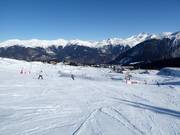 Flache Pisten in Courchevel