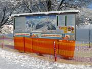 Pistenplan mit Informationen