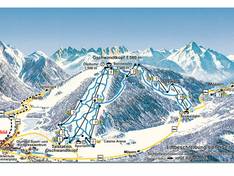 Pistenplan Hinterfeld – Mösern (Telfs)