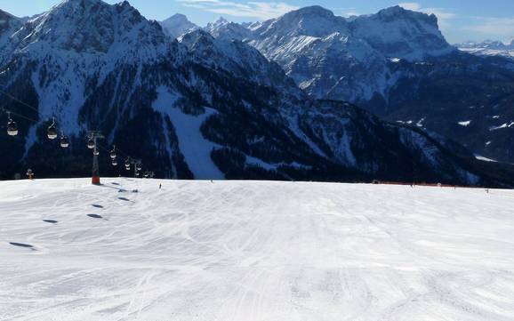 Größter Höhenunterschied in der Rieserfernergruppe – Skigebiet Kronplatz (Plan de Corones)