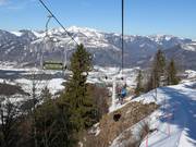 Brandlift - 2er Sesselbahn fix geklemmt