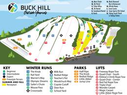 Pistenplan Buck Hill