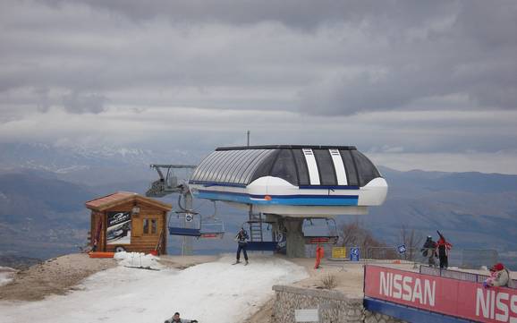 Skilifte/Seilbahnen Apennin – Lifte/Seilbahnen Campo Felice – Rocca di Cambio
