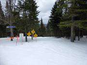 Schwere Abfahrt La Sapinière