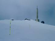Die Skiroute vom Gaustatoppen