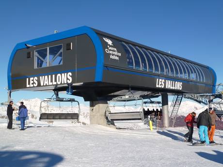 Briançon: beste Skilifte – Lifte/Bahnen Serre Chevalier – Briançon/Chantemerle/Villeneuve-la-Salle/Le Monêtier-les-Bains