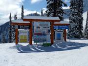 Pistenausschilderung in Fernie