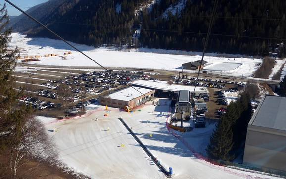 Ultental: Anfahrt in Skigebiete und Parken an Skigebieten – Anfahrt, Parken Schwemmalm