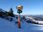 Beschneiung auf der Steinplatte