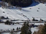 Blick auf die Anfängerpisten Waldheim