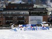 Familienhotel Mia Alpina leicht unterhalb der Talstation