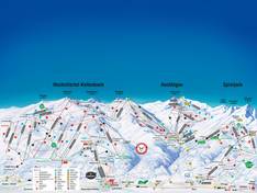 Pistenplan Kaltenbach – Hochzillertal/Hochfügen (SKi-optimal)