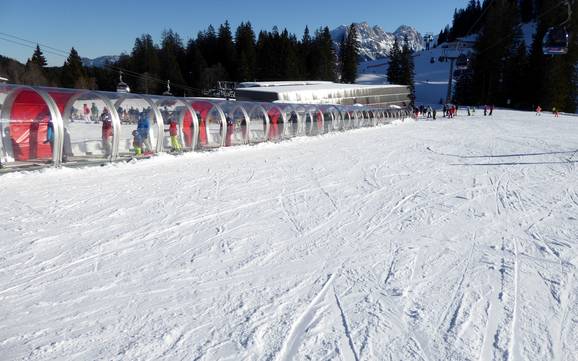 Skigebiete für Anfänger im Saalachtal – Anfänger Almenwelt Lofer