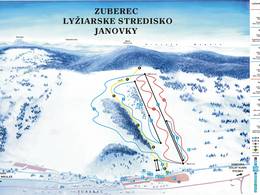 Pistenplan Janovky – Zuberec