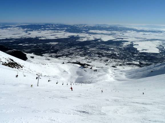 Blick vom Lomnické sedlo