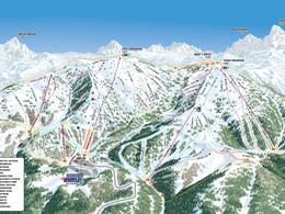 Pistenplan Grand Targhee