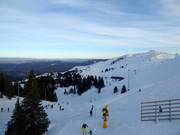 Blick vom Olimp über das Skigebiet Jahorina