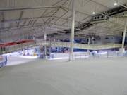Skihalle SNØ bei Oslo mit Loipen an der Hallendecke