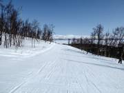 Leichte Piste Vintergatan im unteren Bereich