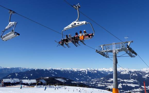 Klagenfurt-Villach: beste Skilifte – Lifte/Seilbahnen Gerlitzen