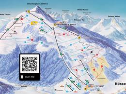 Pistenplan Hochkössen (Unterberghorn) – Kössen