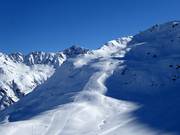 Blick auf die schwere Piste Lutersee