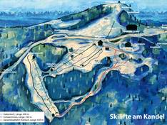 Pistenplan Kandel