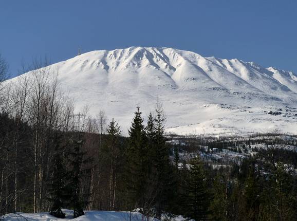 Der 1883 m hohe Gaustatoppen