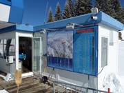 Pistenplan mit aktuellen Betriebsinformationen im Skigebiet Kopaonik