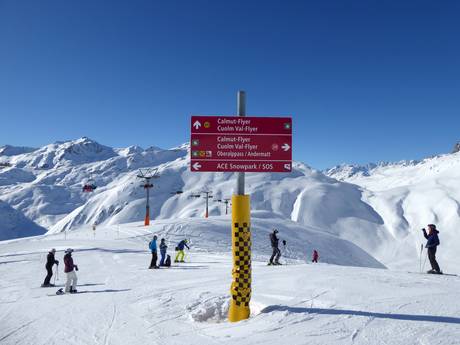 Disentis Sedrun: Orientierung in Skigebieten – Orientierung Andermatt/Oberalp/Sedrun
