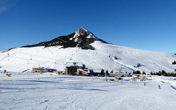Skifahren in Jochgrimm (Passo Oclini)