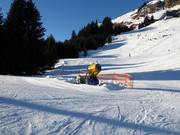 Schneekanone im Skigebiet Jöchelspitze