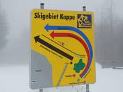 Übersichtsplan Skigebiet Kappe