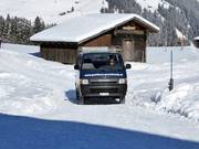 Der Skibus vom Gasthaus Gerschnialp