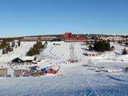 Anfängerpisten an den Minkenliften in Högfjället